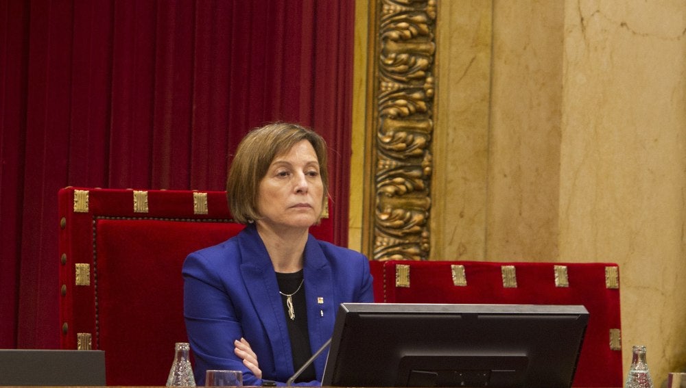 La presidenta del Parlament, Carme Forcadell