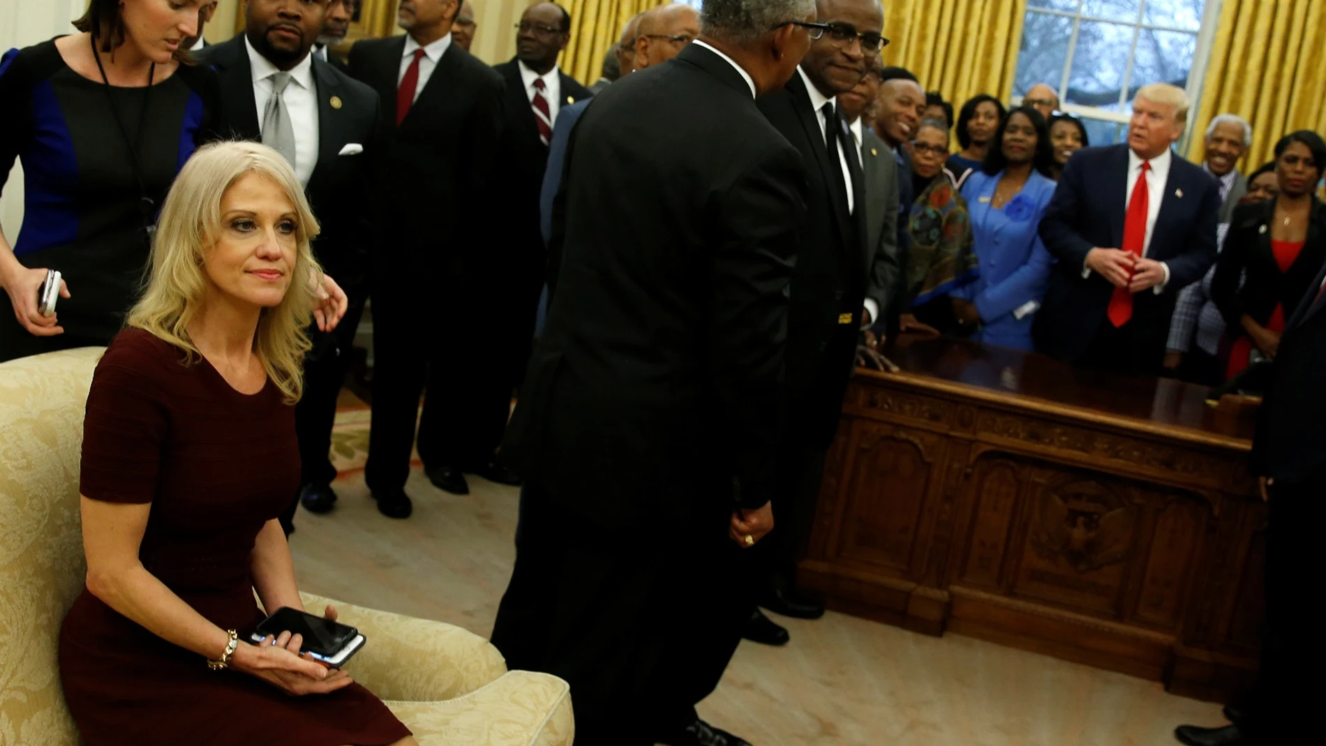 La asesora de Donald Trump, Kellyanne Conway La asesora de Donald Trump, Kellyanne Conway