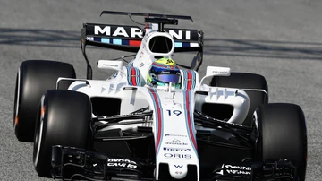Felipe Massa y su nuevo Williams en los test de pretemporada