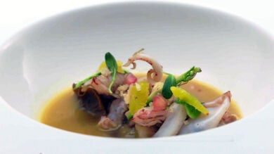 Calamares y chipirones con escabeche cítrico