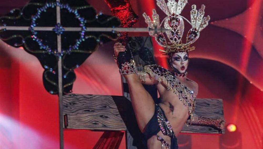 Drag Sethlas, en la Gala Drag Queen 2017