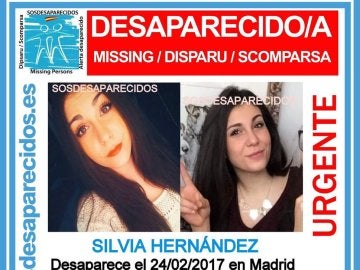 Silvia H., desaparecida en Madrid