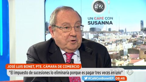 Jos&eacute; Luis Bonet en 'un caf&eacute; con Susanna'