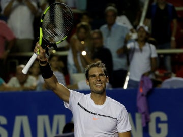 Rafa Nadal celebra su victoria