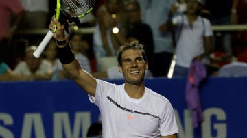 Rafa Nadal celebra su victoria