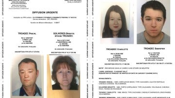 Los cuatro miembros de la familia desaparecidos