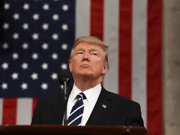 Donald Trump, en su primer discurso ante el Congreso Donald Trump, en su primer discurso ante el Congreso