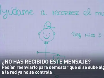Frame 30.697869 de: ¿Has recibido el 'mensaje de Nico'? El experimento de una profesora de Torrejón de Ardoz que se ha vuelto viral a través de Whatsapp Frame 30.697869 de: ¿Has recibido el 'mensaje de Nico'? El experimento de una profesora de Torrejón de Ardoz que se ha vuelto viral a través de Whatsapp