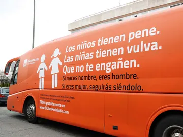 Autobús transfóbico de Hazte Oír Autobús transfóbico de Hazte Oír