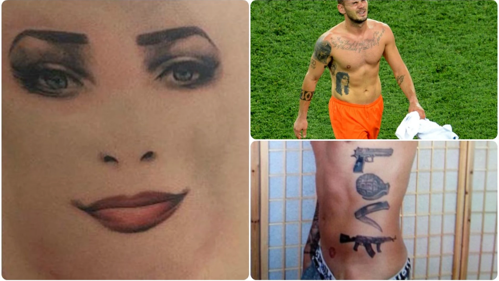 Los peores tatuajes en el mundo del fútbol Los peores tatuajes en el mundo del fútbol