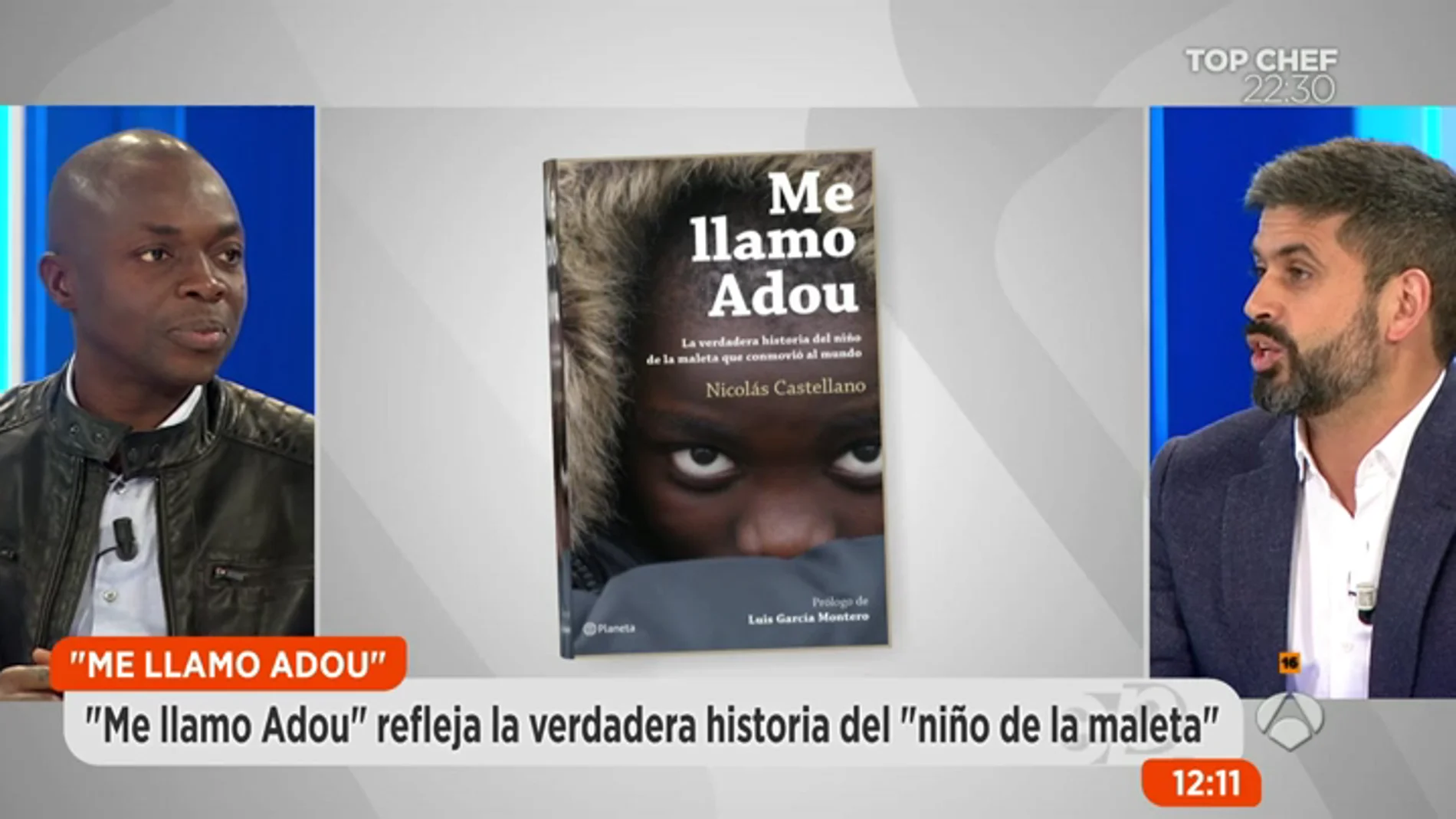 Frame 216.325555 de: 'Me llamo Adou', el libro que cuenta la historia del niño que llegó a España metido en una maleta