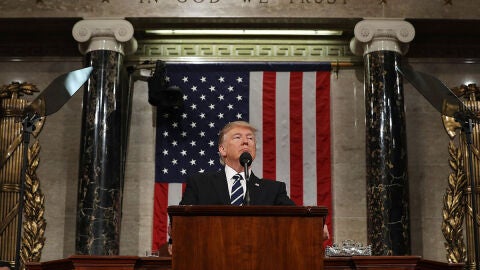 Donald Trump en el Congreso de EEUU