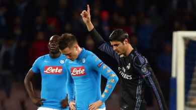 Morata cierra el pase del Madrid a cuartos con el tercer gol ante el Nápoles
