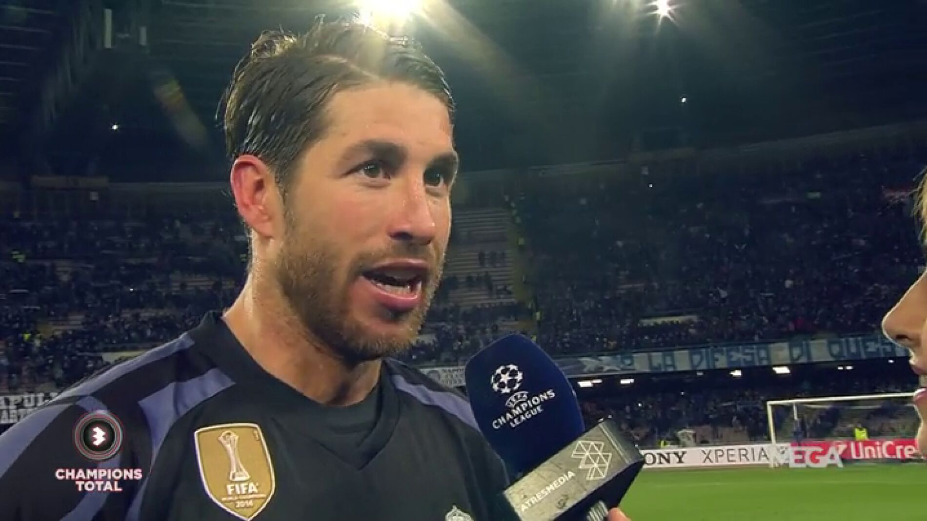 Frame 10.399722 de: Sergio Ramos: "&iquest;La UEFA me ha quitado el doblete? No me jodas"