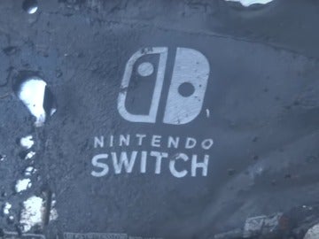 Nintendo Switch calcinada