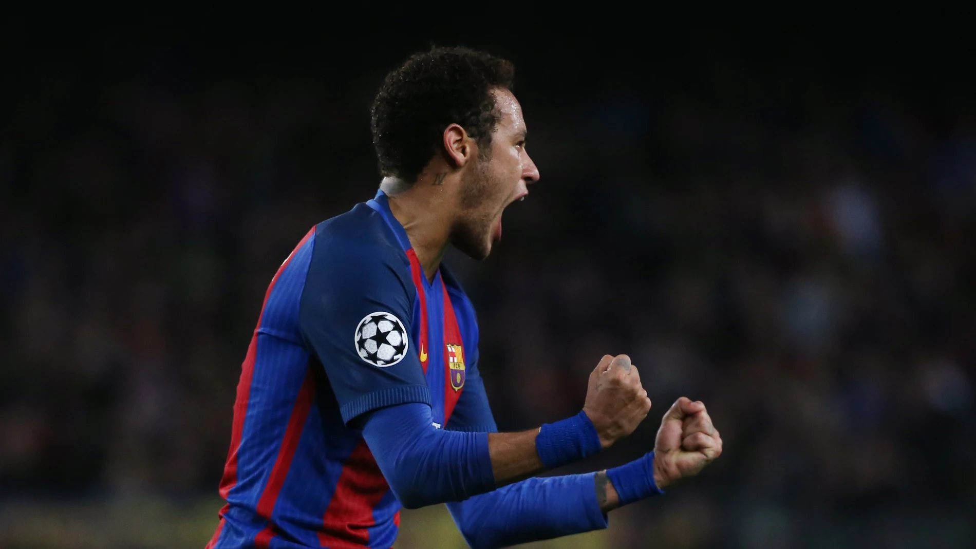 Neymar celebra su gol al PSG Neymar celebra su gol al PSG