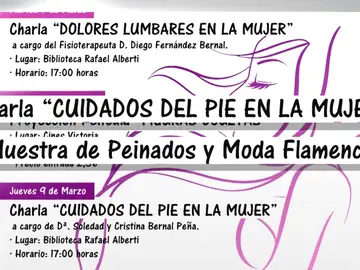 Frame 5.232 de: El programa del PP de Rota para el Día de la Mujer afianza estereotipos: peinados, moda y cuidado de pies Frame 5.232 de: El programa del PP de Rota para el Día de la Mujer afianza estereotipos: peinados, moda y cuidado de pies