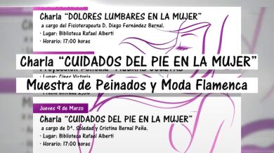 El programa del PP de Rota para el Día de la Mujer afianza estereotipos: peinados, moda y cuidado de pies