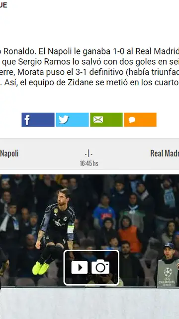 La portada del diario 'Olé' tras la victoria del Real Madrid La portada del diario 'Olé' tras la victoria del Real Madrid