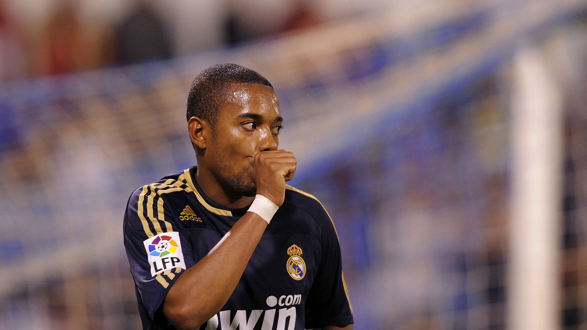 Robinho en un partido con el Real Madrid Robinho en un partido con el Real Madrid