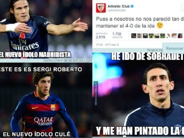 Memes del Barça-PSG