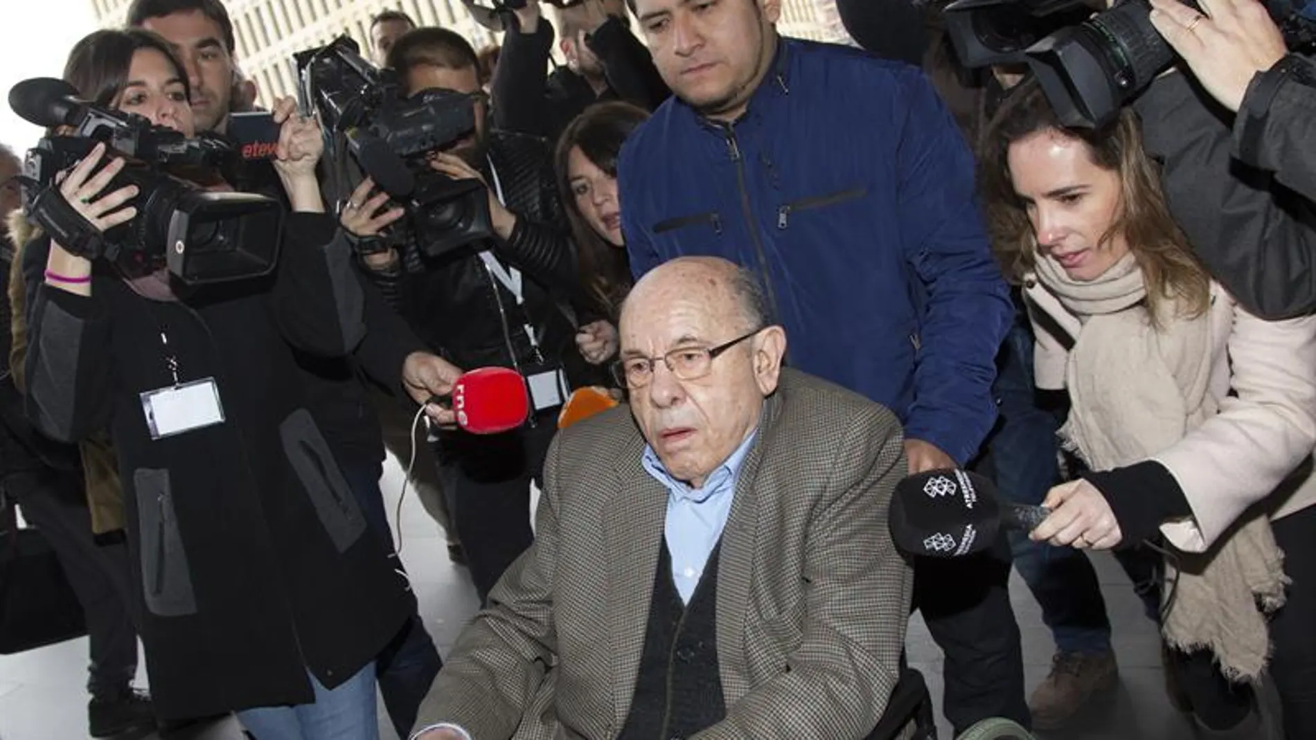 Fèlix Millet, a su llegada al juicio del caso Palau Fèlix Millet, a su llegada al juicio del caso Palau