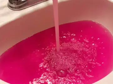 Agua rosa en Canadá Agua rosa en Canadá