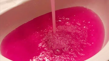 Agua rosa en Canadá
