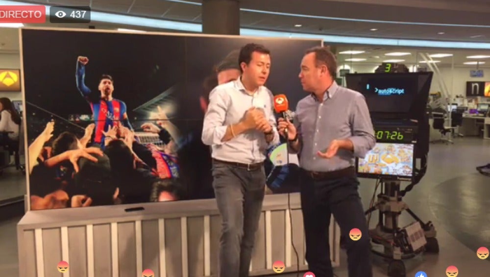 Manu Sánchez y Juan Antonio Paredero