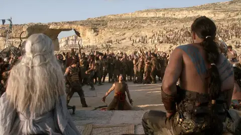 La Ventana Azul fue el escenario de la boda entre Daenerys Targaryen y Khal Drogo La Ventana Azul fue el escenario de la boda entre Daenerys Targaryen y Khal Drogo