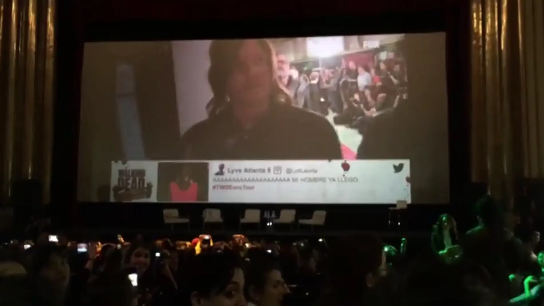 Frame 6.028492 de: Lucille enloquece a los fans en el Cine Capitol de Madrid