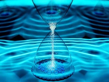 Recreación del cristal tiempo de E. Edwards/JQI