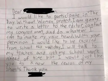 La carta de la niña La carta de la niña
