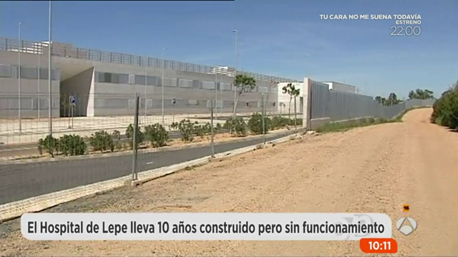 El hospital fantasma de Lepe, un gran complejo médico cerrado por la falta de luz, agua y carreteras de acceso