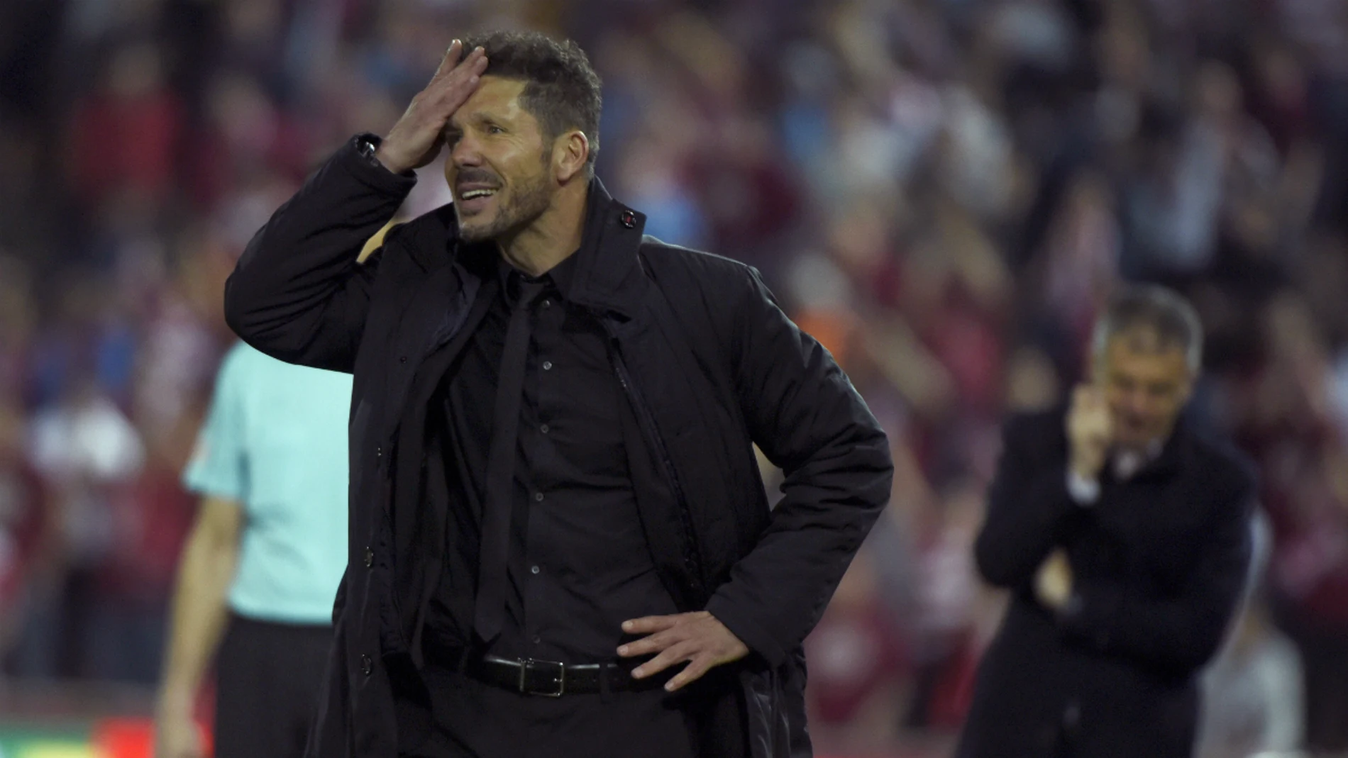 Simeone, en el Granada - Atlético Simeone, en el Granada - Atlético