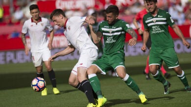 Frenazo del Sevilla tras empatar en el Pizjuán ante un gran Leganés