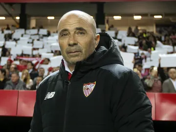 Sampaoli, en banda Sampaoli, en banda