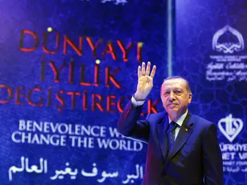El presidente de Turquía, Erdogan El presidente de Turquía, Erdogan