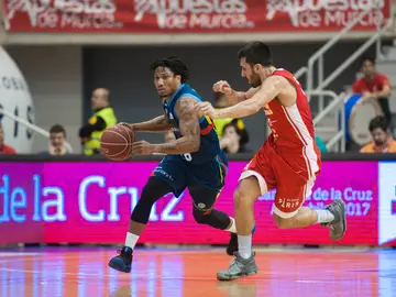 Albicy intenta marcharse de Campazzo Albicy intenta marcharse de Campazzo