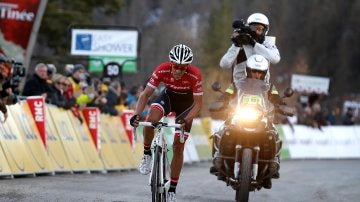 Alberto Contador, durante la París-Niza