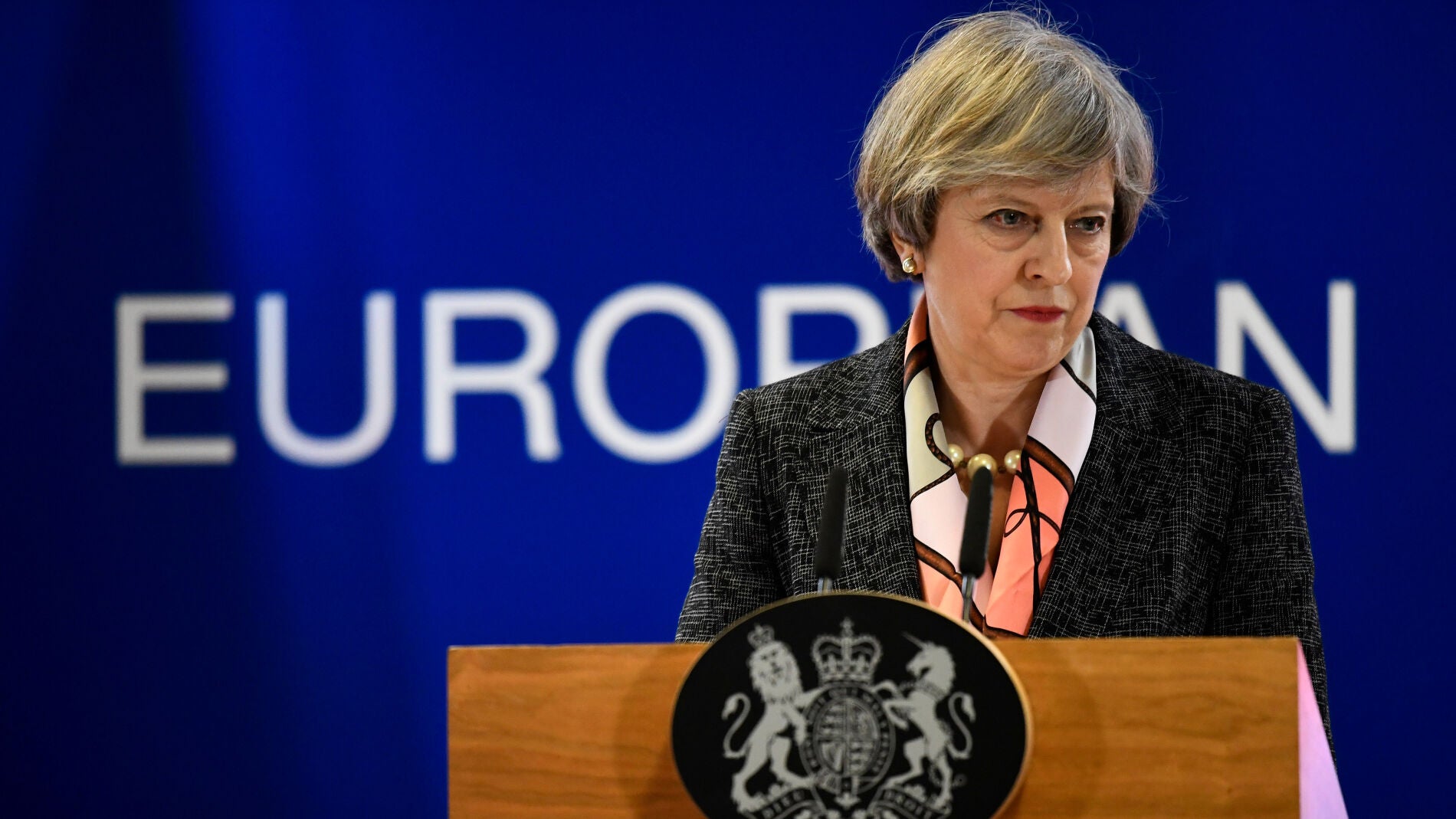 Theresa May, primera ministra brit&aacute;nica