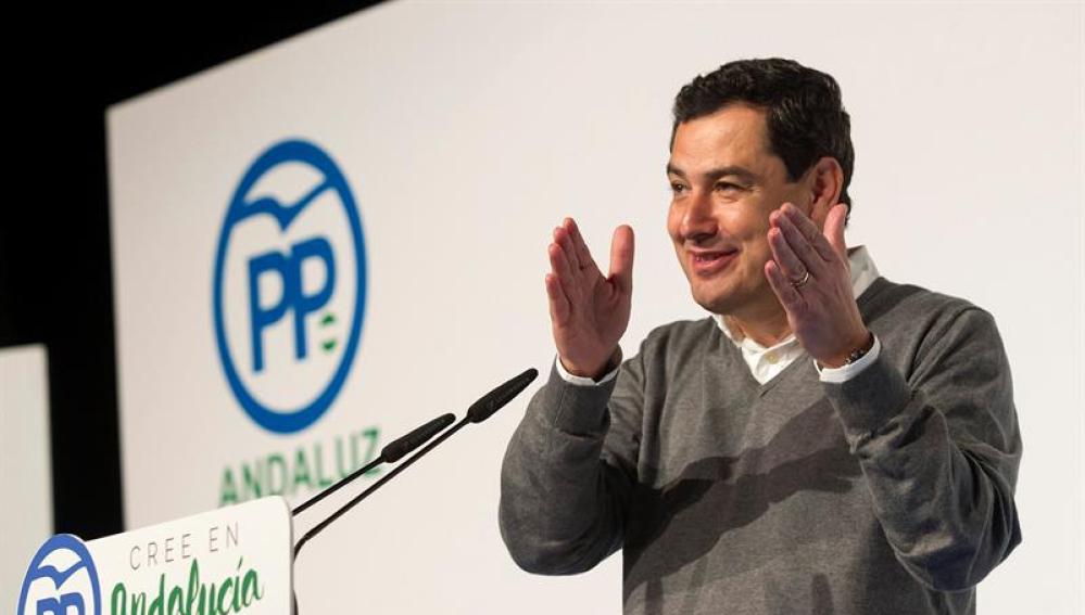 El líder del PP andaluz, Juanma Moreno