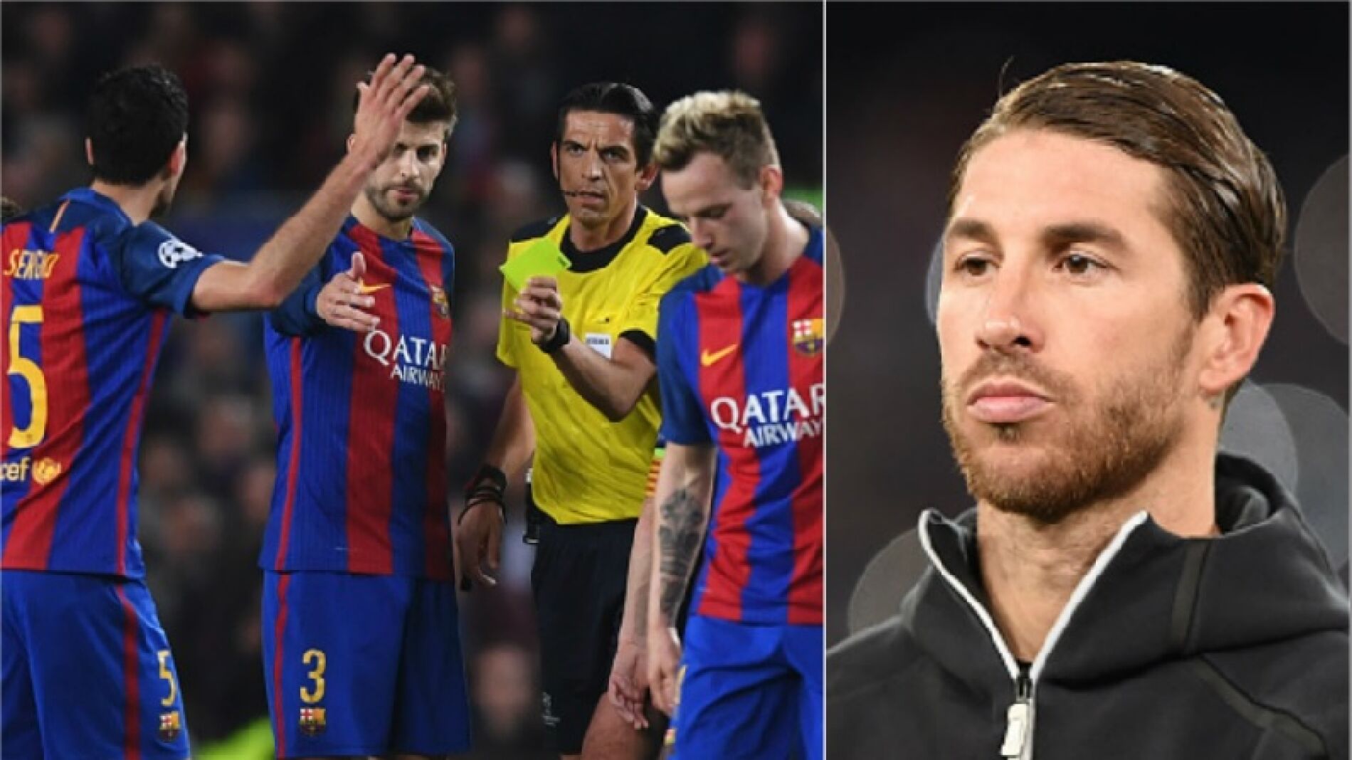 &iquest;Dardo de Sergio Ramos para la remontada del Barcelona?