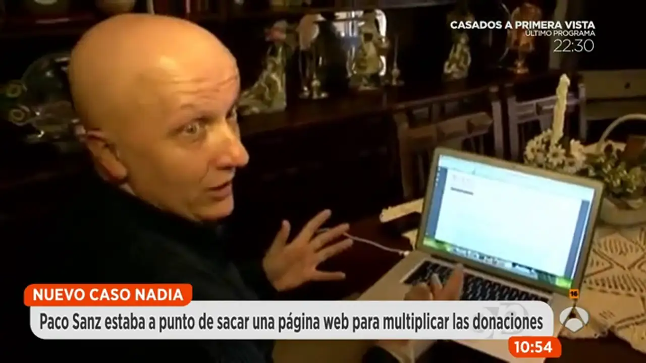 Así era el plan secreto de Paco Sanz: lanzar una página web para recibir donaciones