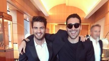 Maxi Iglesias y Miguel Ángel Silvestre juntos