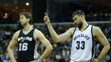 Marc Gasol le gana el duelo a Pau en una jornada irregular para los españoles de la NBA