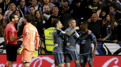 El Celta derrota al Deportivo en el derbi gallego gracias a un gol de Aspas