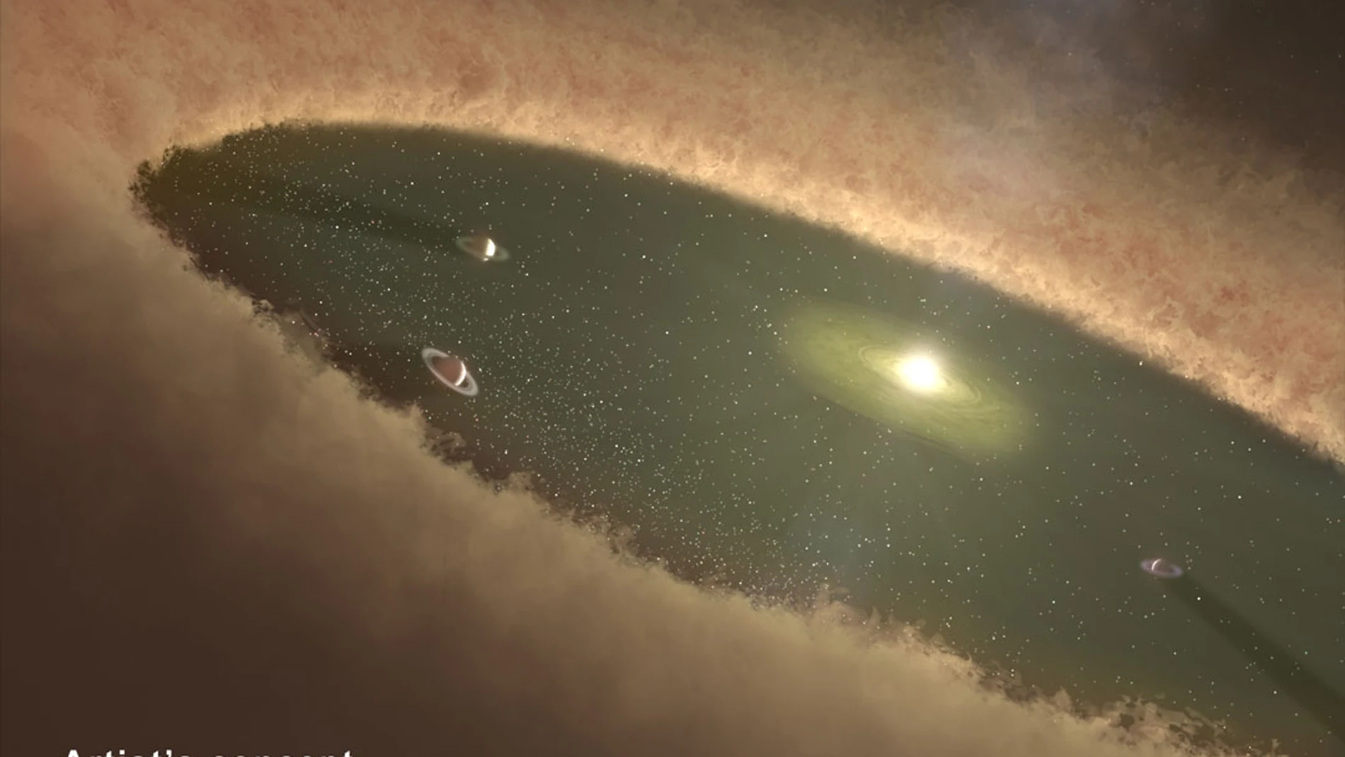 Imagen de una recreación de la NASA Imagen de una recreación de la NASA