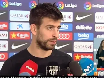 Gerard Piqué, central del FC Barcelona Gerard Piqué, central del FC Barcelona