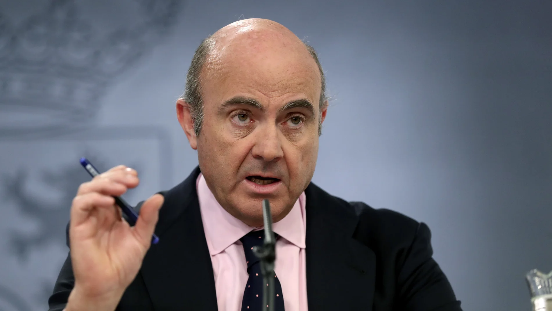 El ministro de Economía, Luis de Guindos El ministro de Economía, Luis de Guindos
